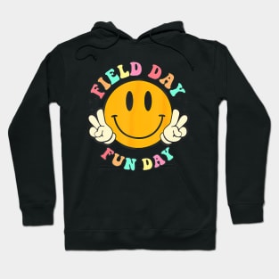 Retro Groovy  Fun Day Smile Face Teacher Kids Hoodie